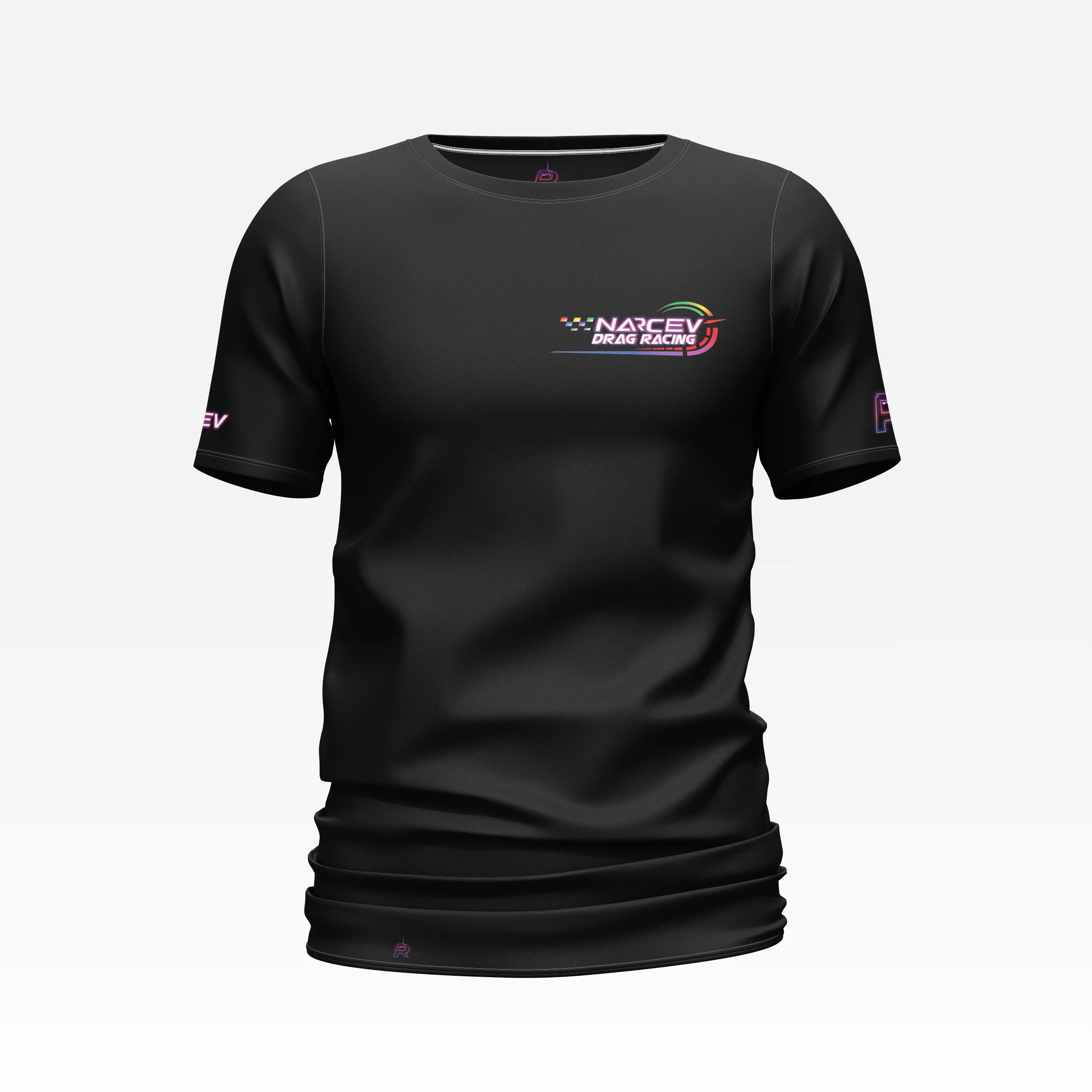 Narcev_drag_racing_t-shirt_black